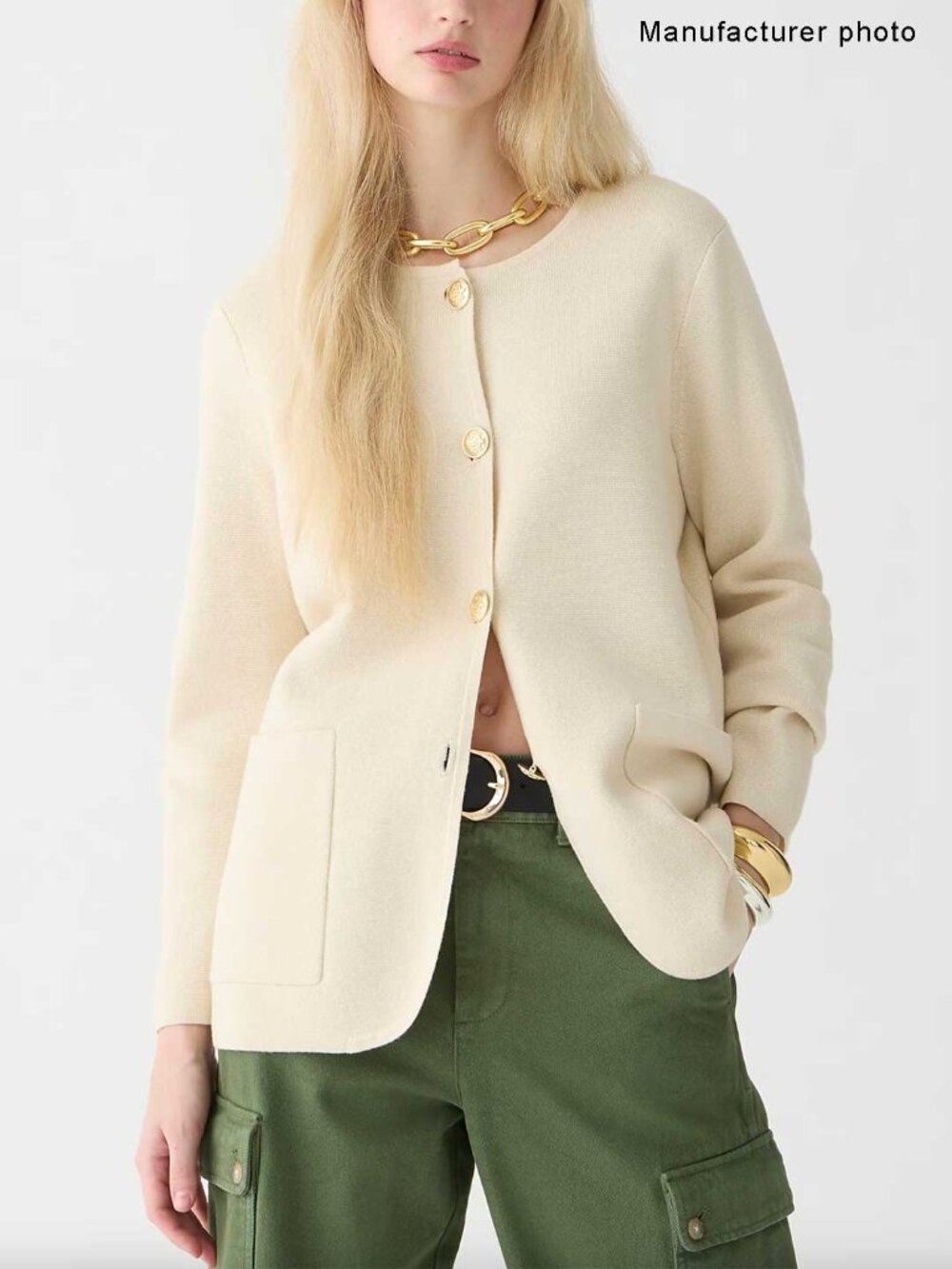 J. Crew Giselle Lady Sweater Blazer XL - Picture 10 of 10